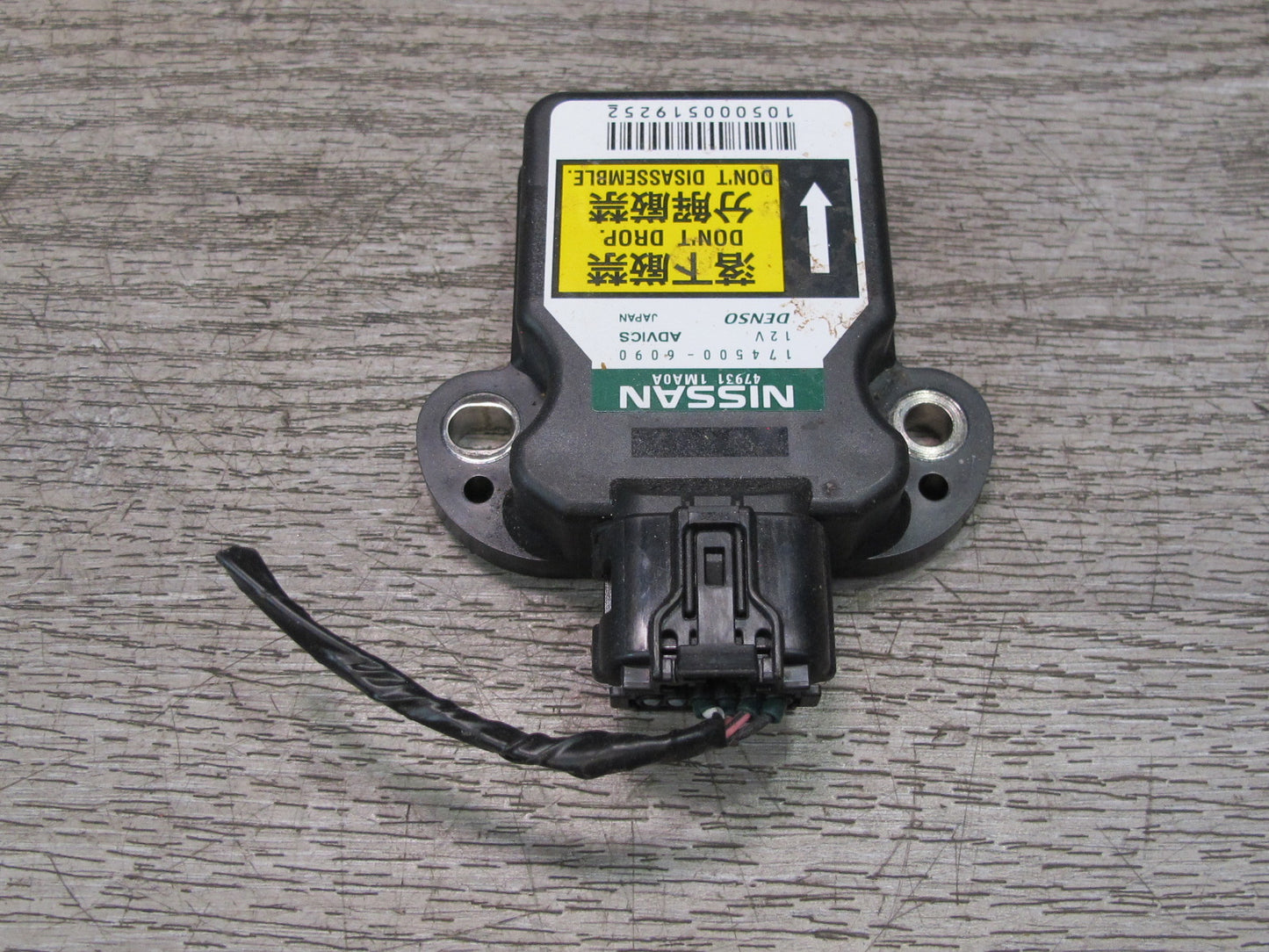 2011-2020 Infiniti QX56 QX80 YAW Rate Gravity Sensor Module 479311MA0A