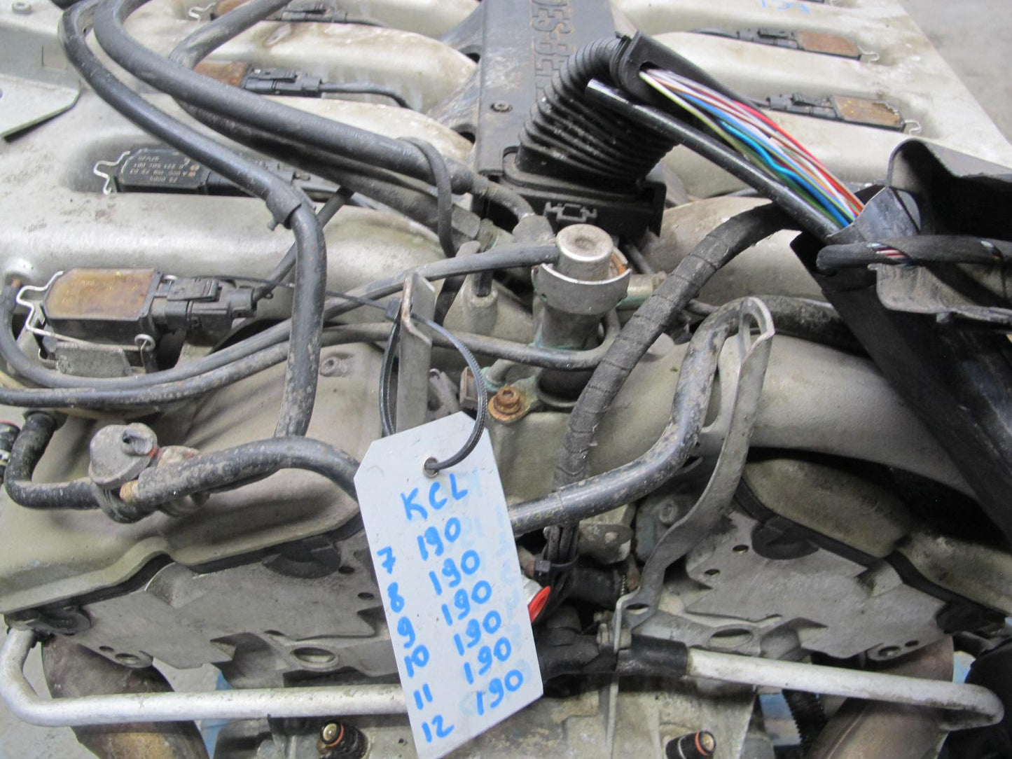 97-99 Mercedes W140 C140 CL600 6.0L M120 120.982 Complete Engine Motor 108k Mile