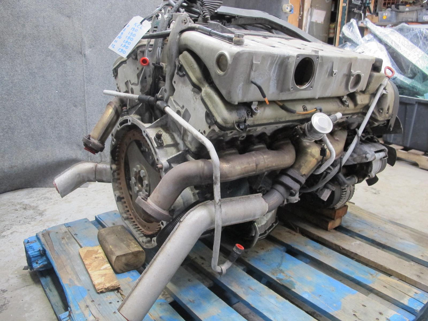 97-99 Mercedes W140 C140 CL600 6.0L M120 120.982 Complete Engine Motor 108k Mile