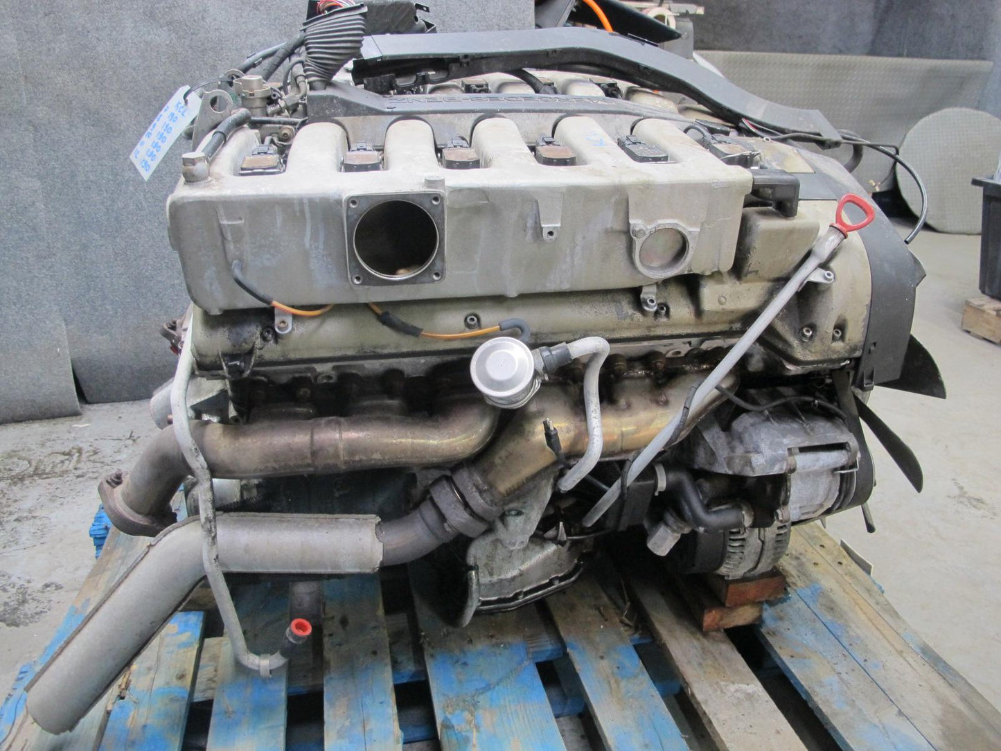 97-99 Mercedes W140 C140 CL600 6.0L M120 120.982 Complete Engine Motor 108k Mile