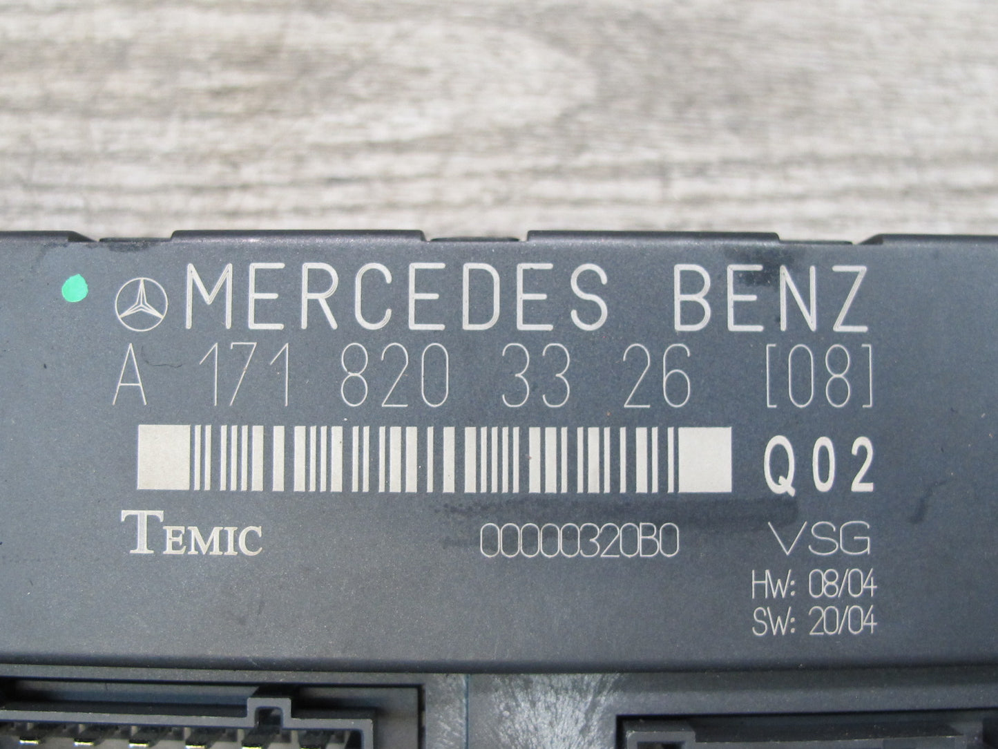 05-11 Mercedes R171 Slk-class Convertible TOP Roof Control Module 1718203326 OEM