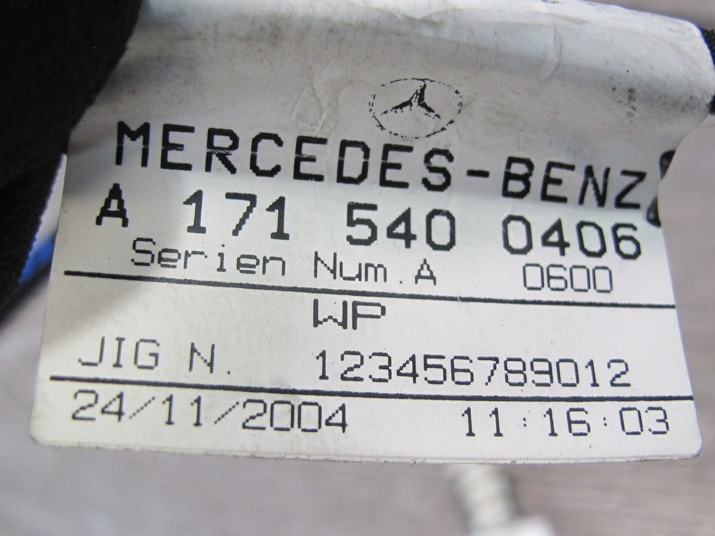 05-11 Mercedes R171 Slk-class Right Door Window Regulator w Motor 1717200446 OEM