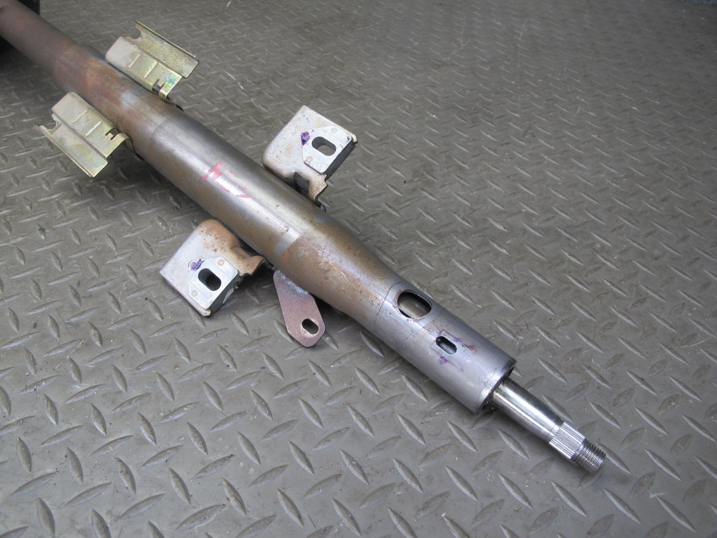 90-91 Nissan 300ZX Z32 Turbo Steering Column Shaft Assembly OEM