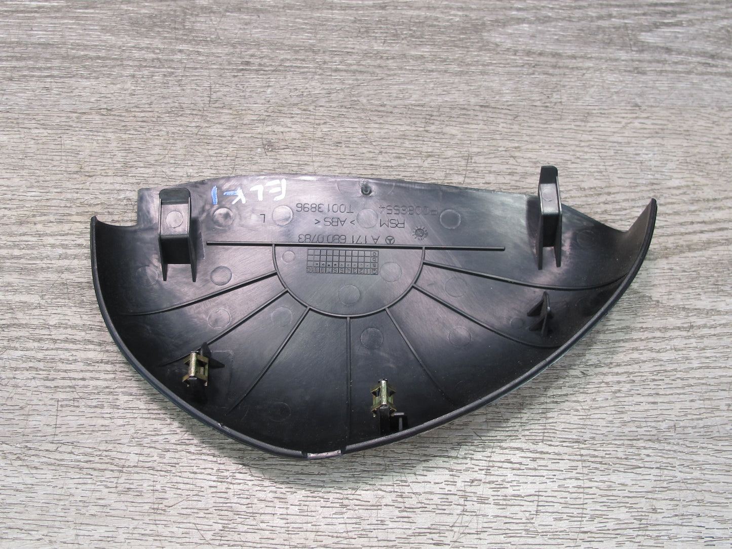 05-11 Mercedes R171 SLK Set of 2 Dash Front Left & Right END Trim Cover OEM
