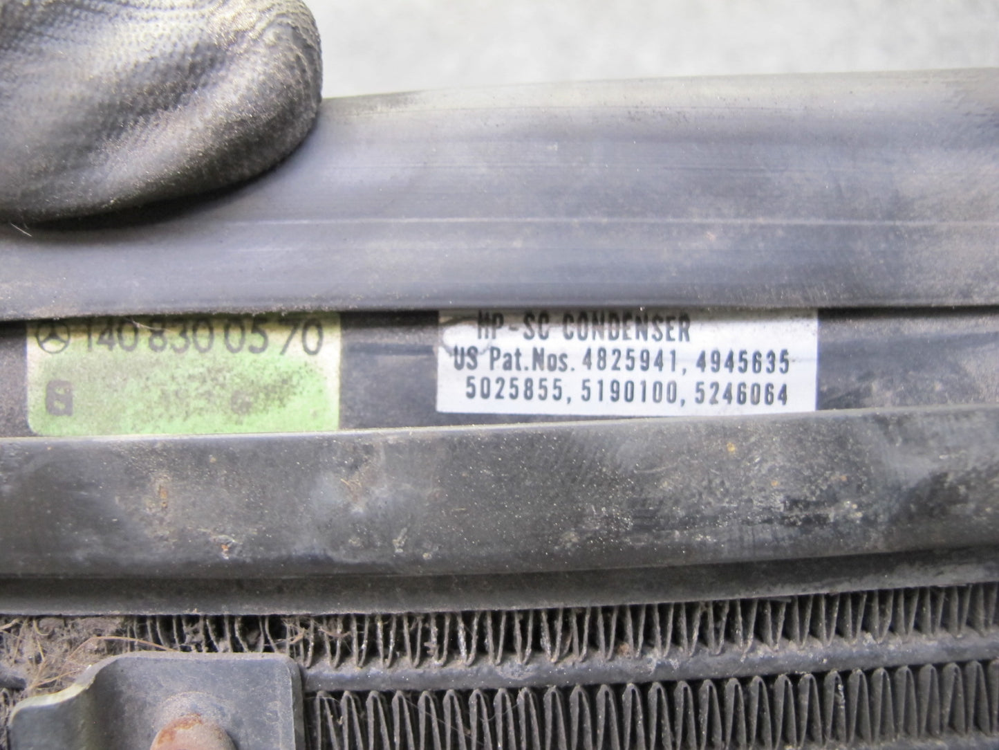 96-99 Mercedes W140 C140 Cl-class A/C Air Condition Condenser 1408300570 OEM