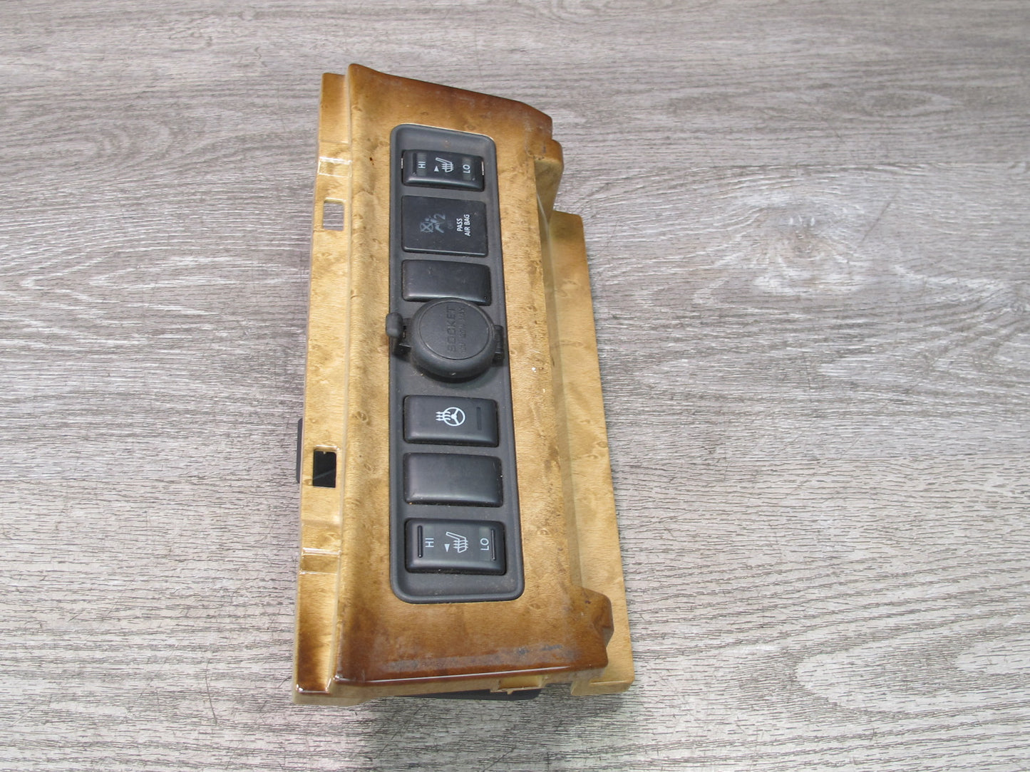 2011-2017 Infiniti QX56 QX80 Front Dash Heated Wheel Seat Control Switch W/ Trim