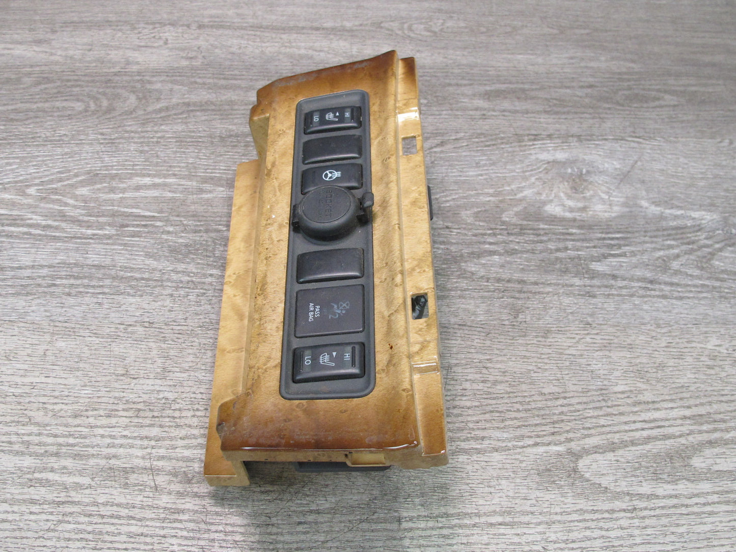 2011-2017 Infiniti QX56 QX80 Front Dash Heated Wheel Seat Control Switch W/ Trim