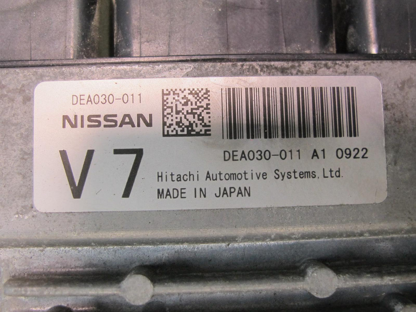 2011 Infiniti QX56 5.6L Engine Motor ECM ECU Control Module DEA030-011