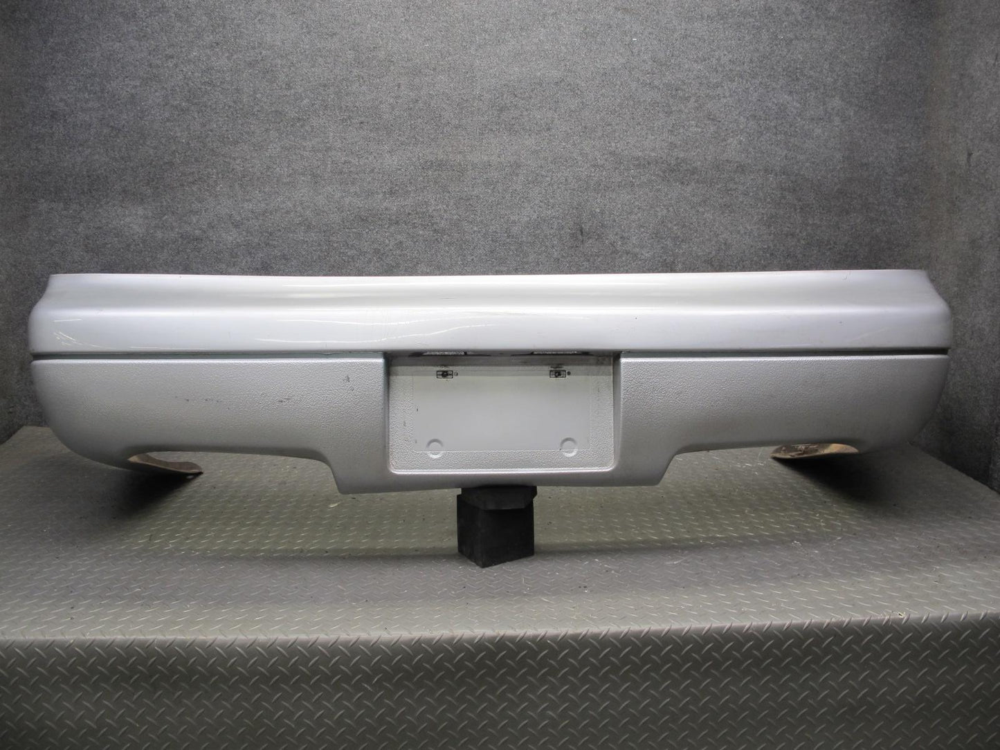 90-96 Nissan Z32 300ZX 2+0 Rear Bumper Cover Silver Metallic OEM