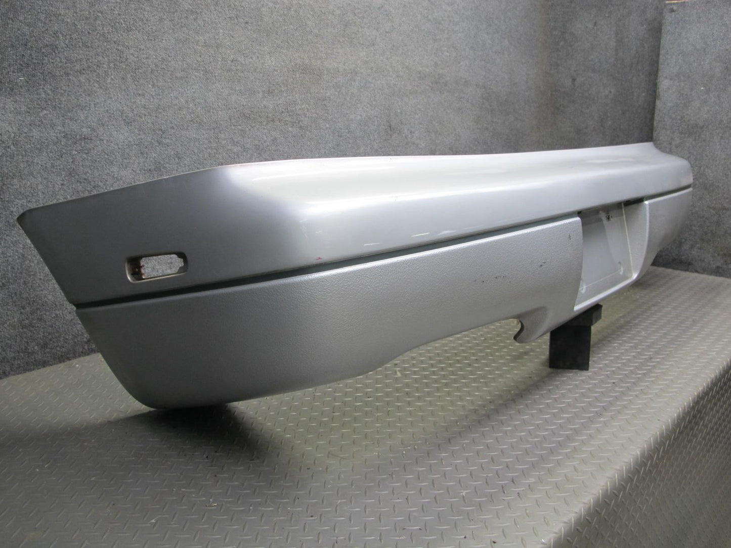 90-96 Nissan Z32 300ZX 2+0 Rear Bumper Cover Silver Metallic OEM
