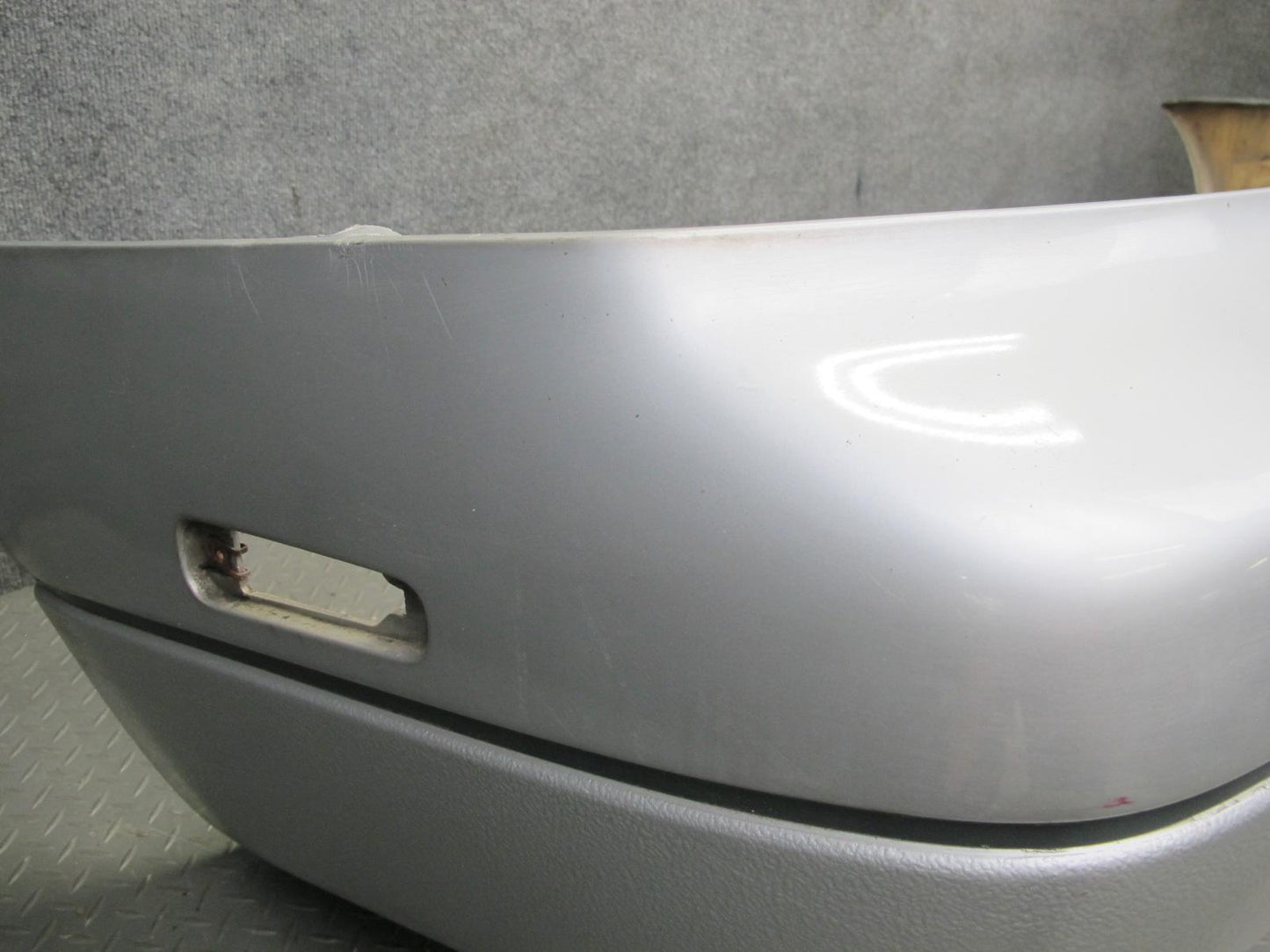 90-96 Nissan Z32 300ZX 2+0 Rear Bumper Cover Silver Metallic OEM