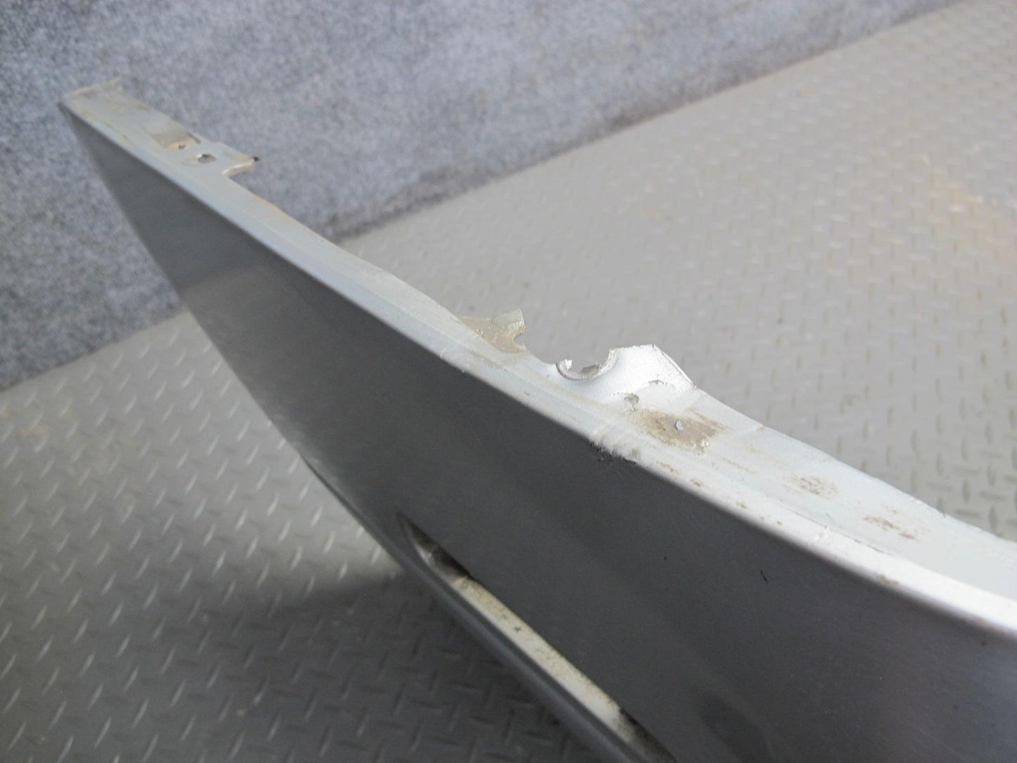 90-96 Nissan Z32 300ZX 2+0 Rear Bumper Cover Silver Metallic OEM