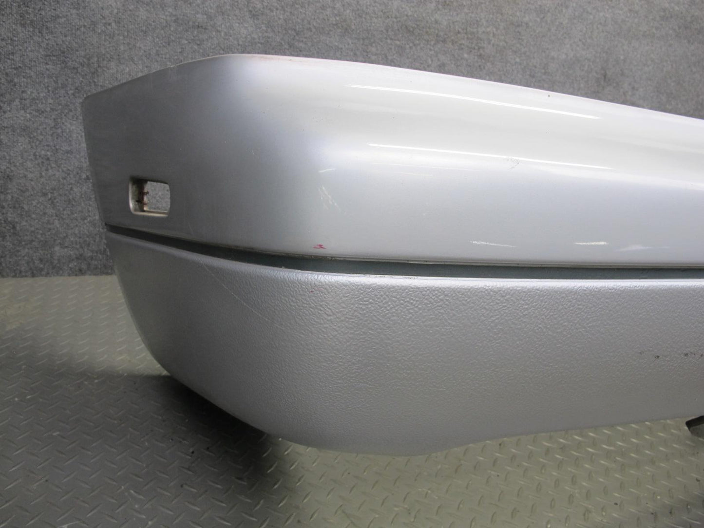 90-96 Nissan Z32 300ZX 2+0 Rear Bumper Cover Silver Metallic OEM