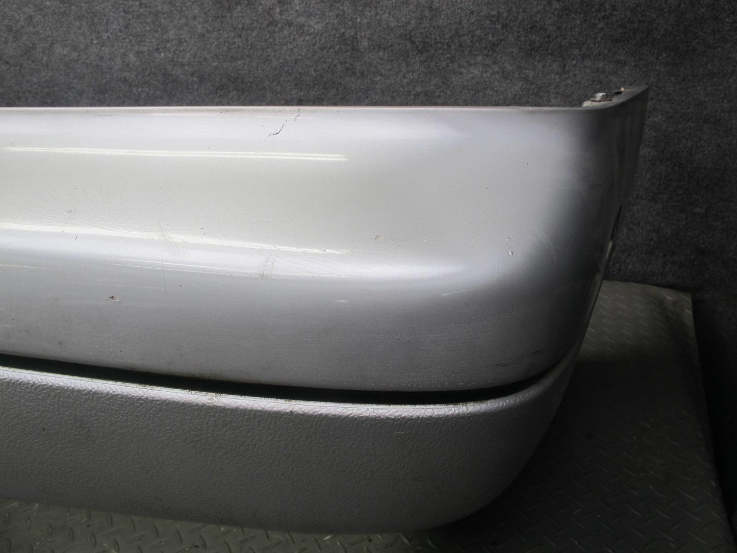 90-96 Nissan Z32 300ZX 2+0 Rear Bumper Cover Silver Metallic OEM
