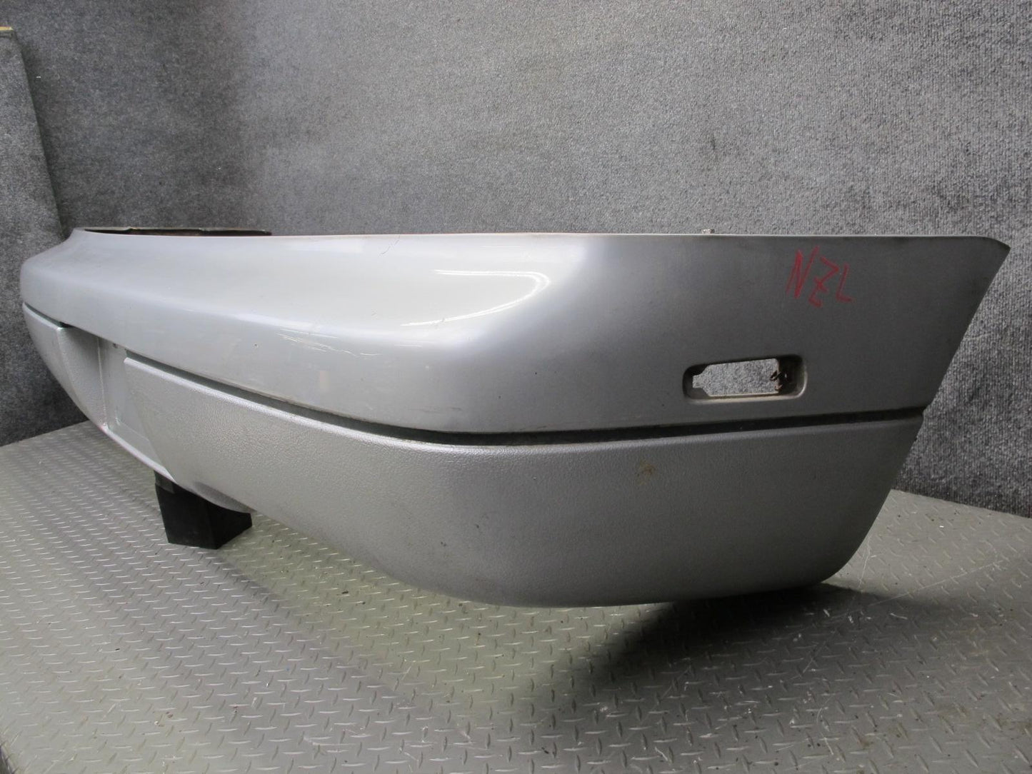 90-96 Nissan Z32 300ZX 2+0 Rear Bumper Cover Silver Metallic OEM