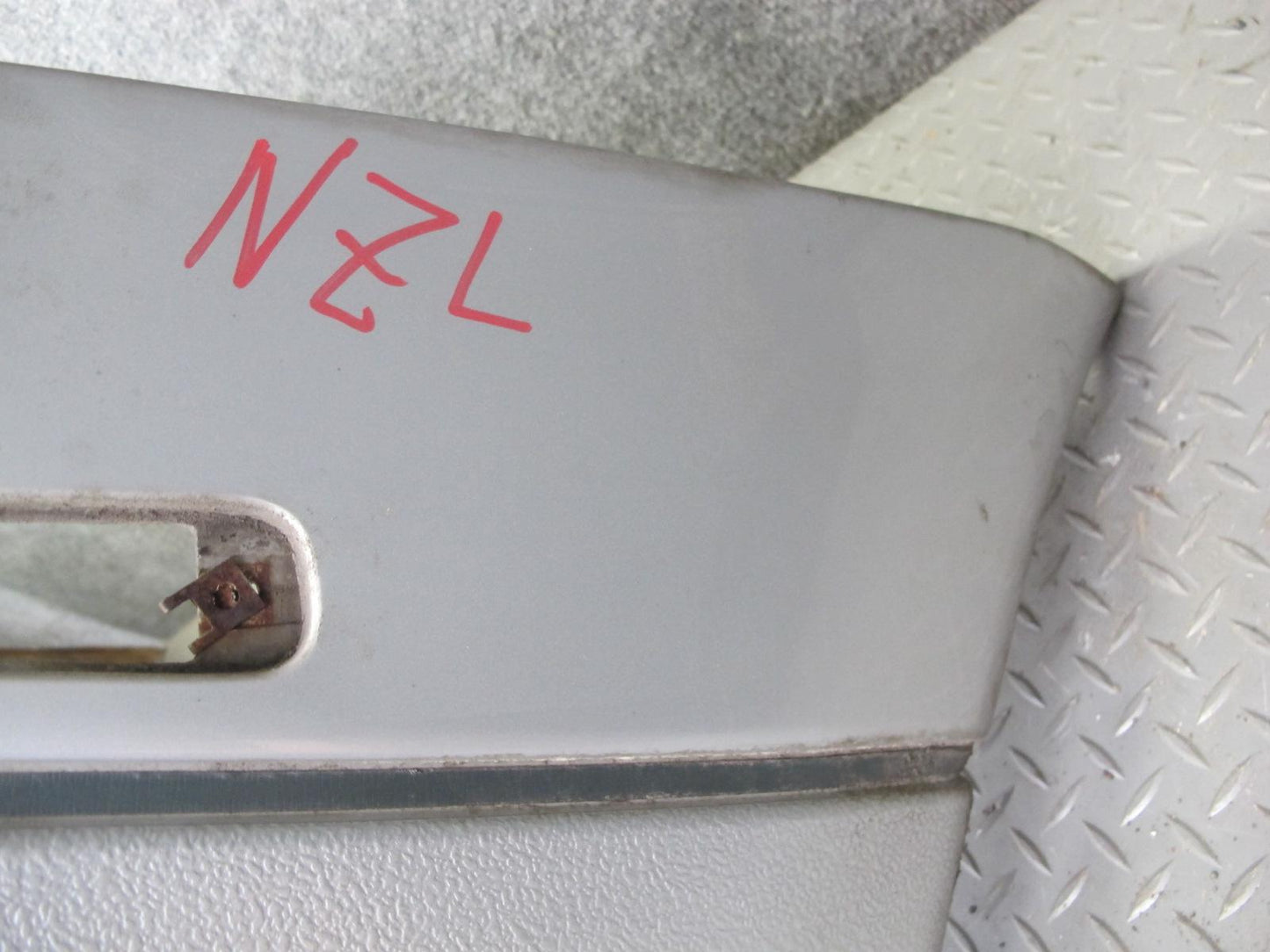 90-96 Nissan Z32 300ZX 2+0 Rear Bumper Cover Silver Metallic OEM