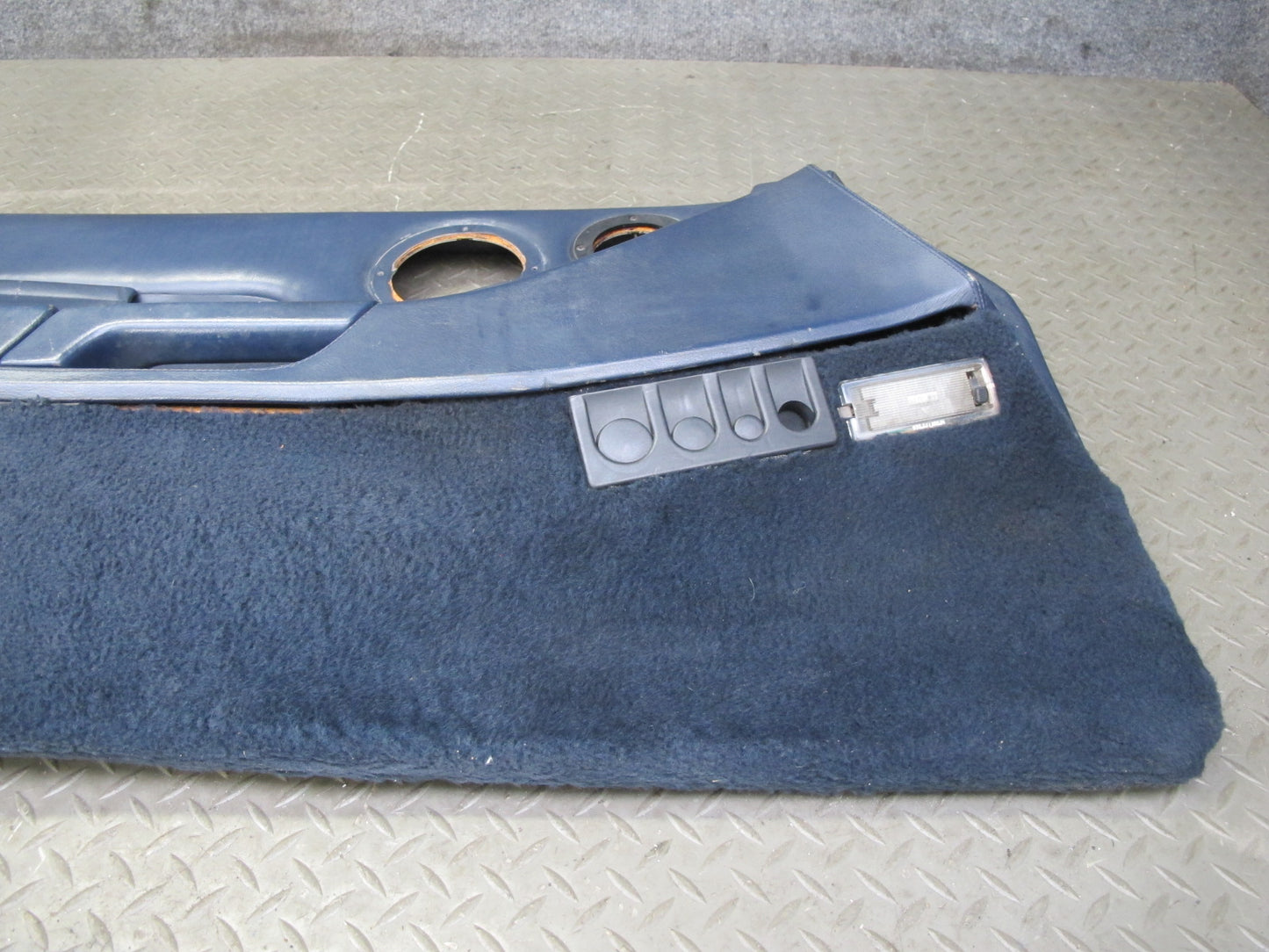 1984-1986 Porsche 928 S Right & Left Side Interior Door Panel Cover Blue Set