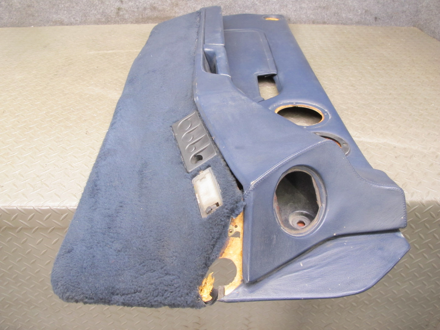1984-1986 Porsche 928 S Right & Left Side Interior Door Panel Cover Blue Set