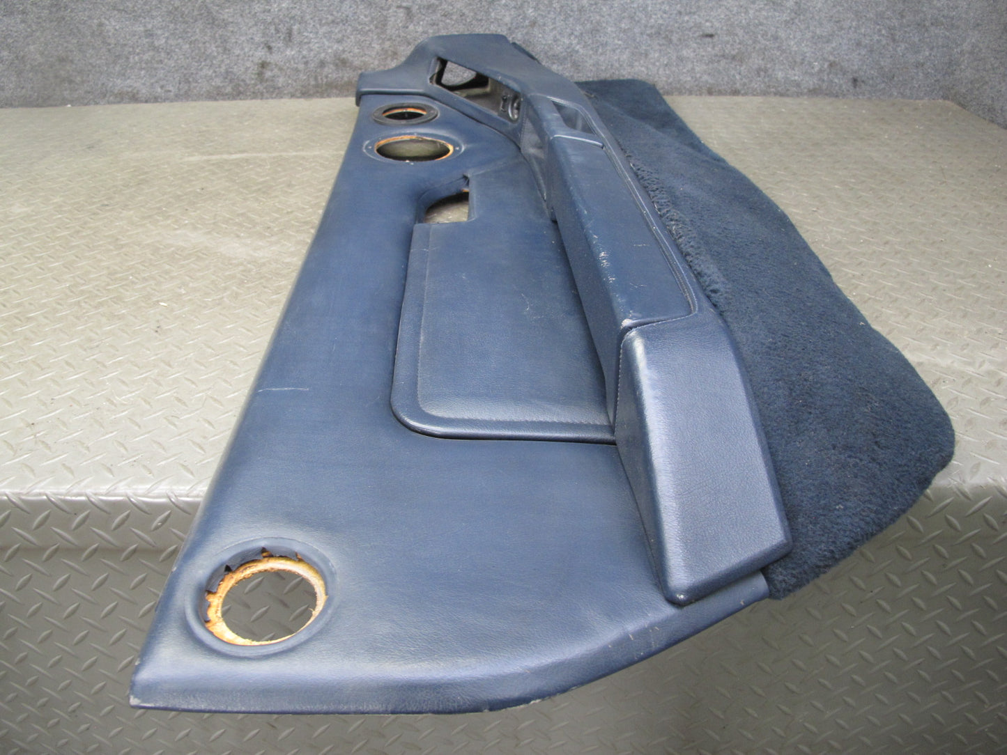 1984-1986 Porsche 928 S Right & Left Side Interior Door Panel Cover Blue Set