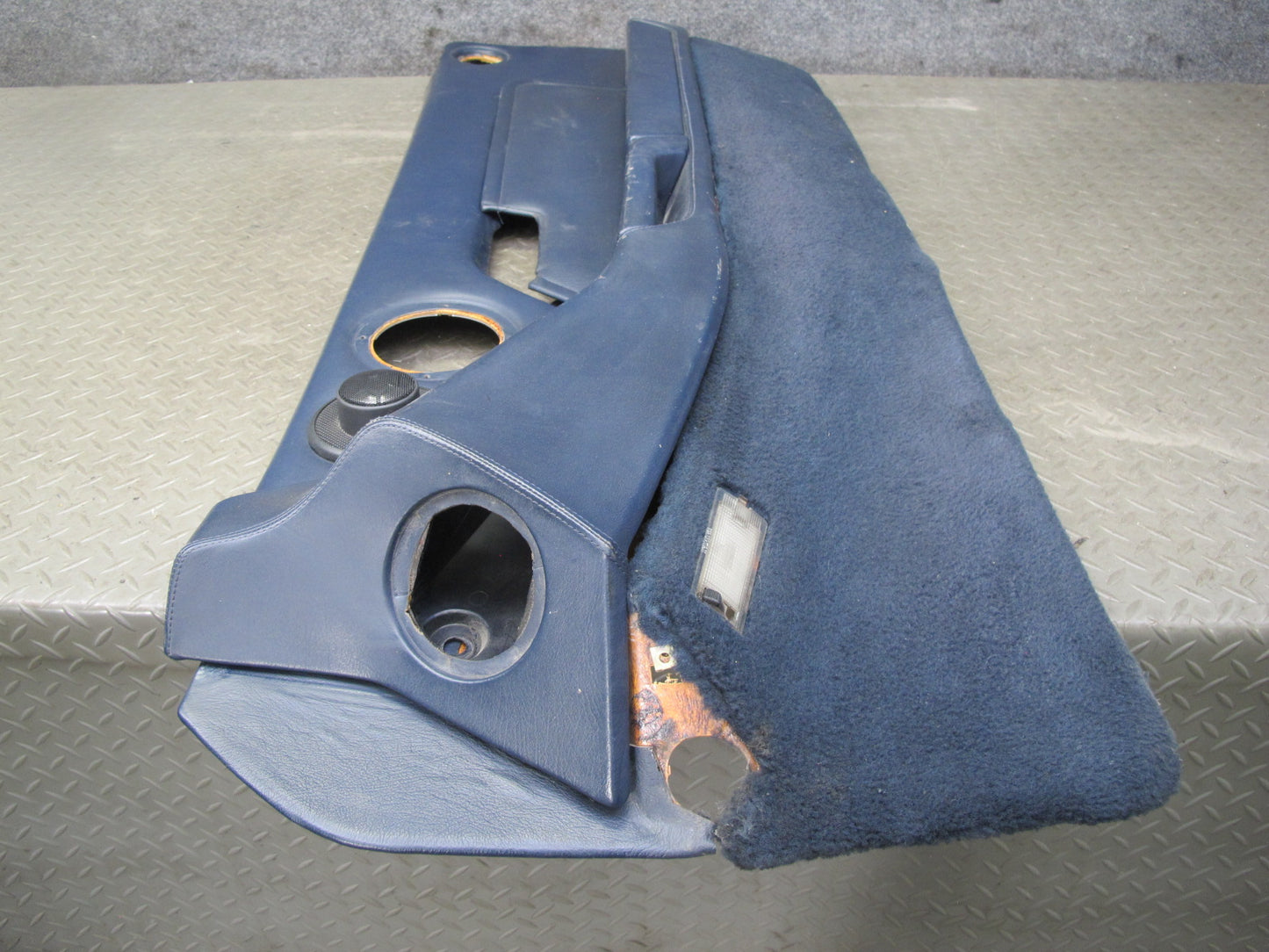 1984-1986 Porsche 928 S Right & Left Side Interior Door Panel Cover Blue Set