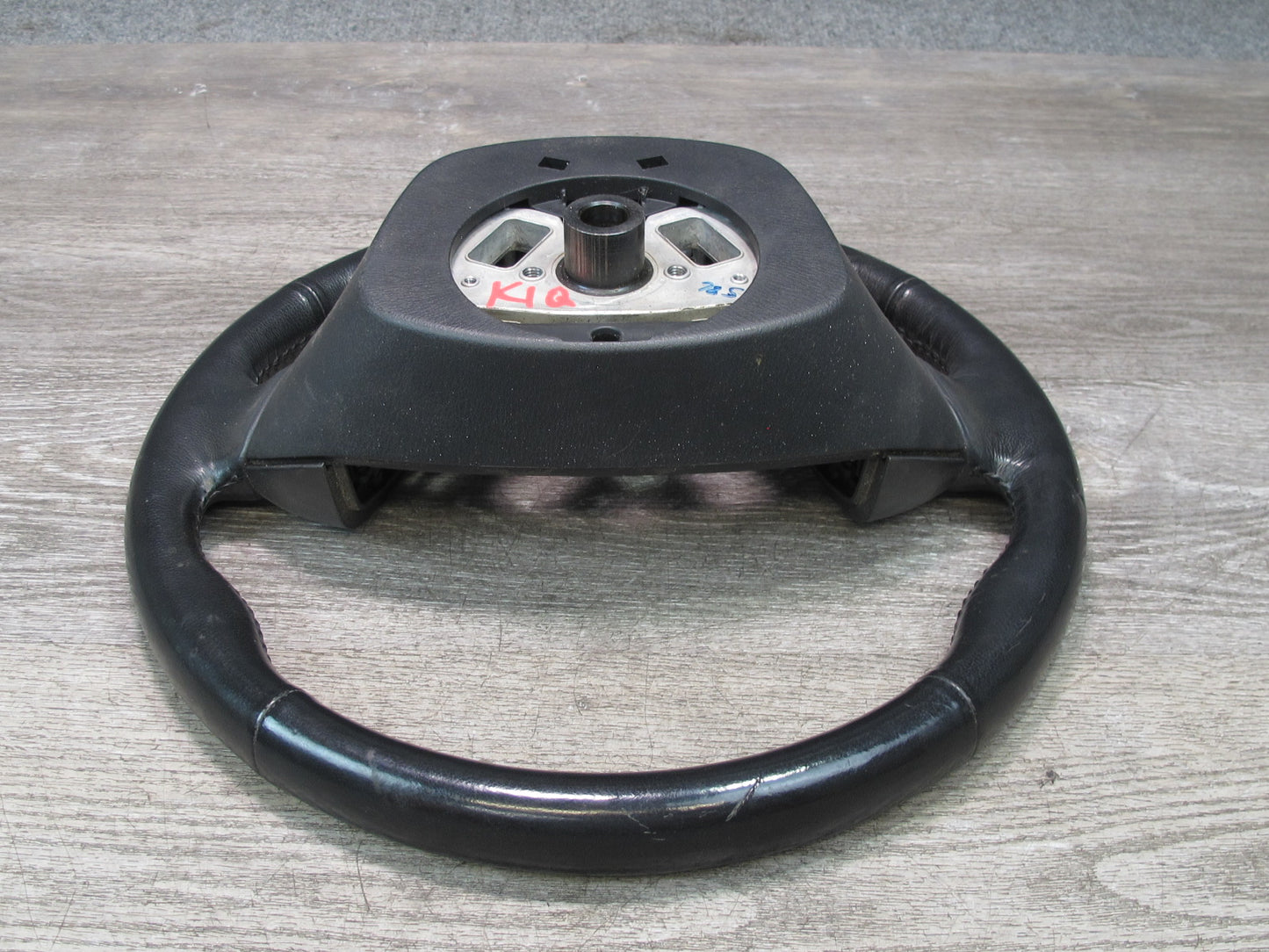 2011-2012 Infiniti QX56 Front Left Multifunction Heated Steering Leather Black