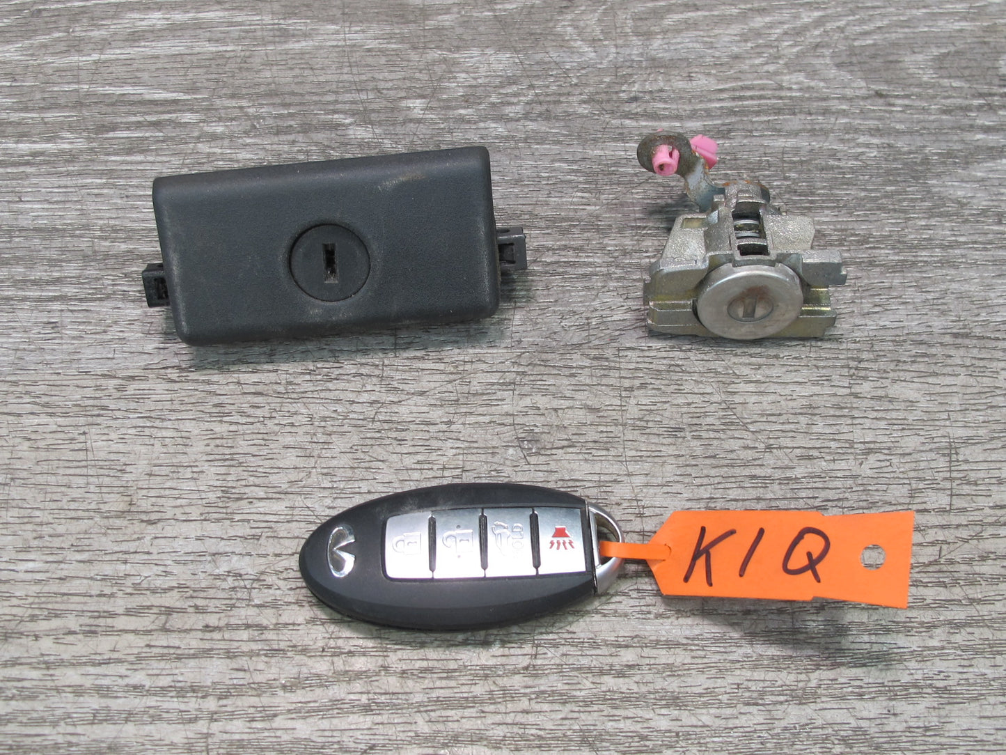2011-2017 Infiniti QX56 QX80 Glove Box Handle Door Lock Cylinder Smart KEY Set