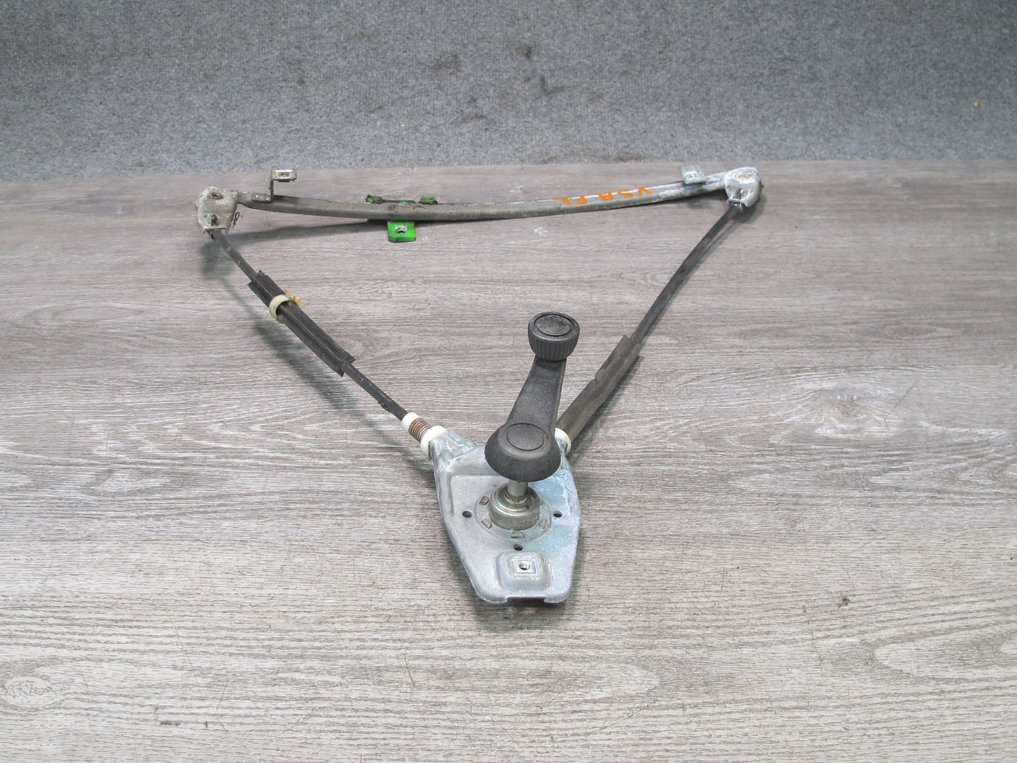 84-88 VW Scirocco MK2 Left Driver Door Manual Window Regulator w Crank OEM