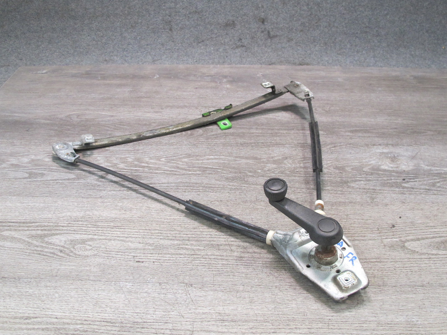 84-88 VW Scirocco MK2 Right Passenger Door Manual Window Regulator w Crank OEM