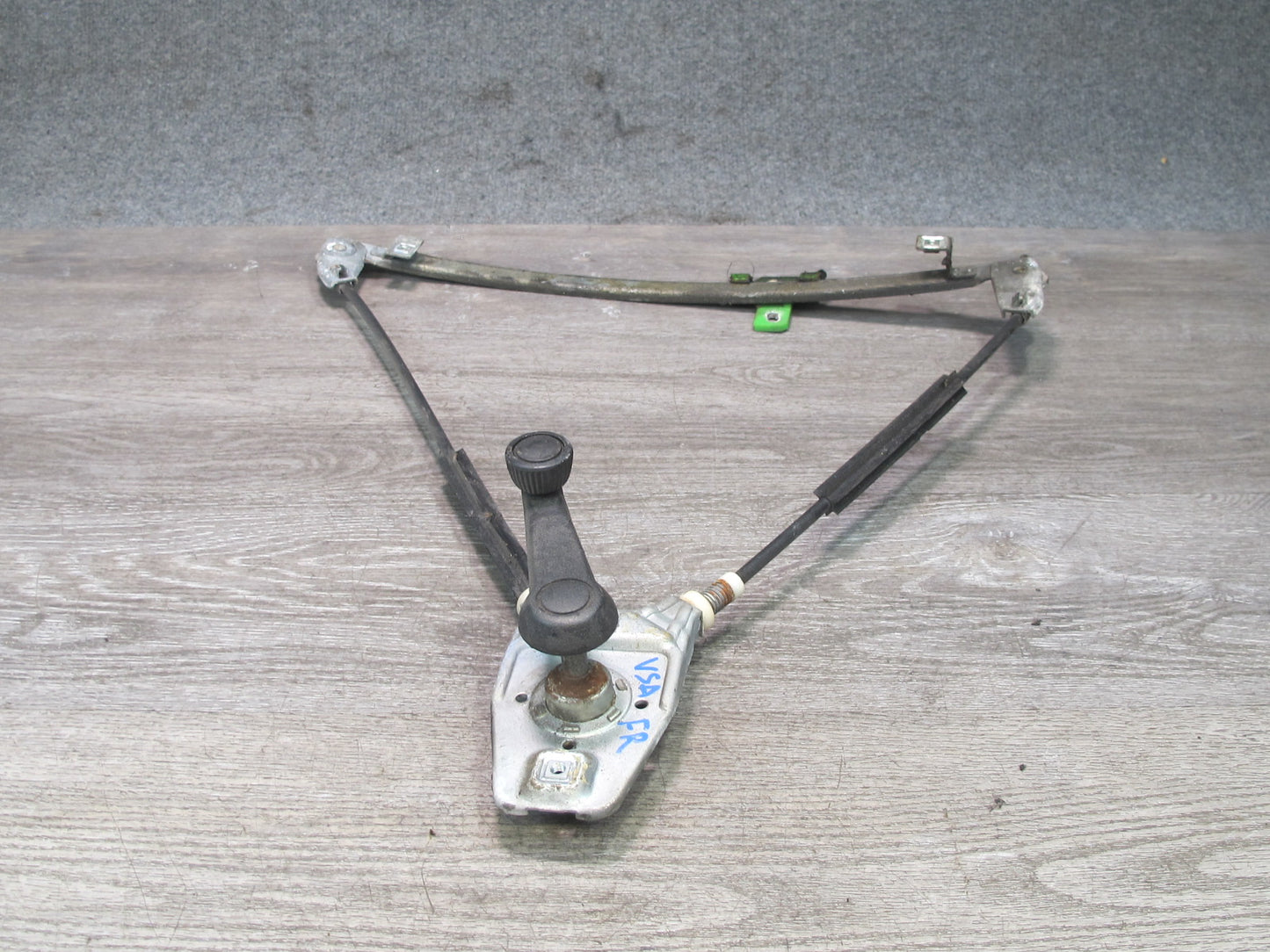 84-88 VW Scirocco MK2 Right Passenger Door Manual Window Regulator w Crank OEM
