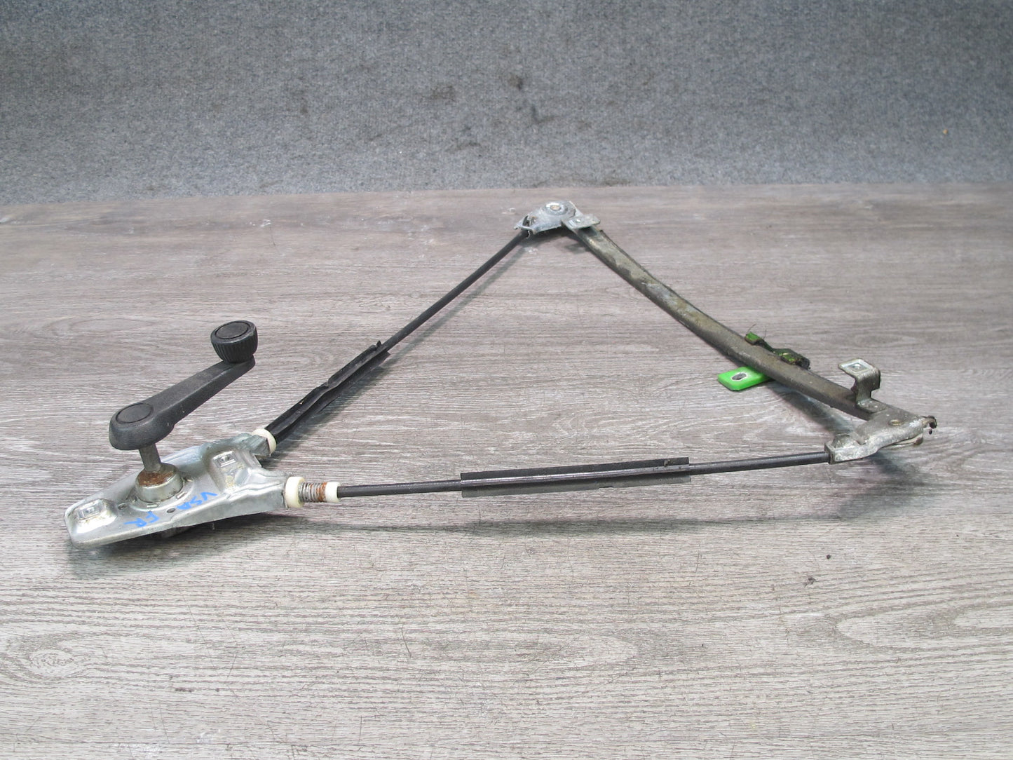 84-88 VW Scirocco MK2 Right Passenger Door Manual Window Regulator w Crank OEM