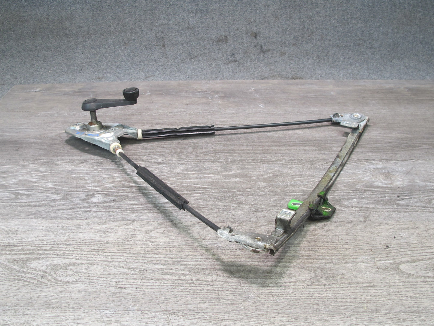 84-88 VW Scirocco MK2 Right Passenger Door Manual Window Regulator w Crank OEM