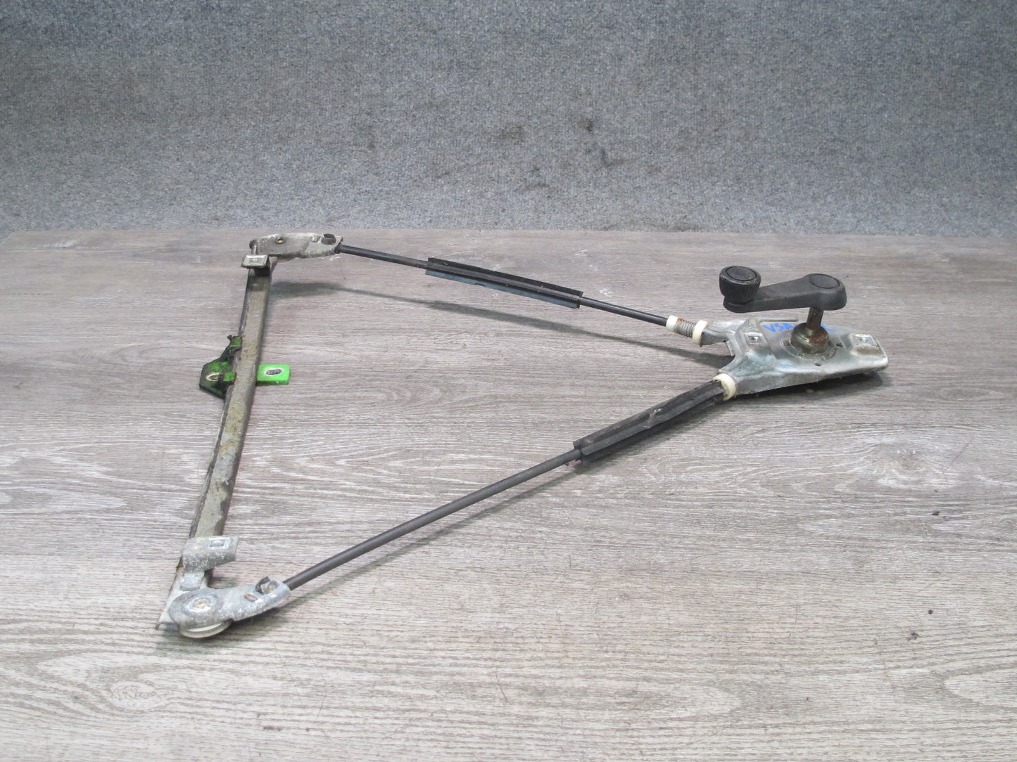 84-88 VW Scirocco MK2 Right Passenger Door Manual Window Regulator w Crank OEM