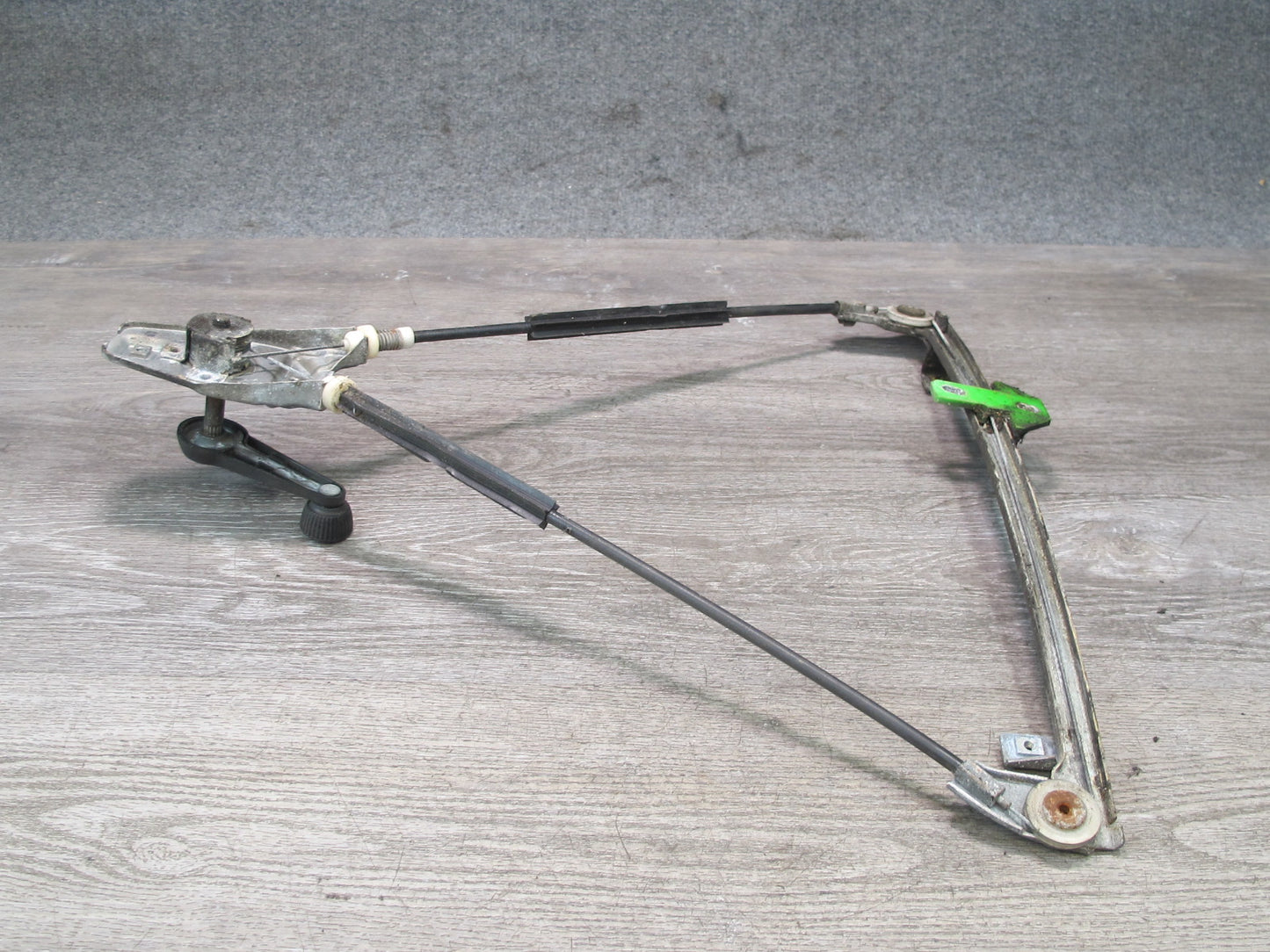 84-88 VW Scirocco MK2 Right Passenger Door Manual Window Regulator w Crank OEM