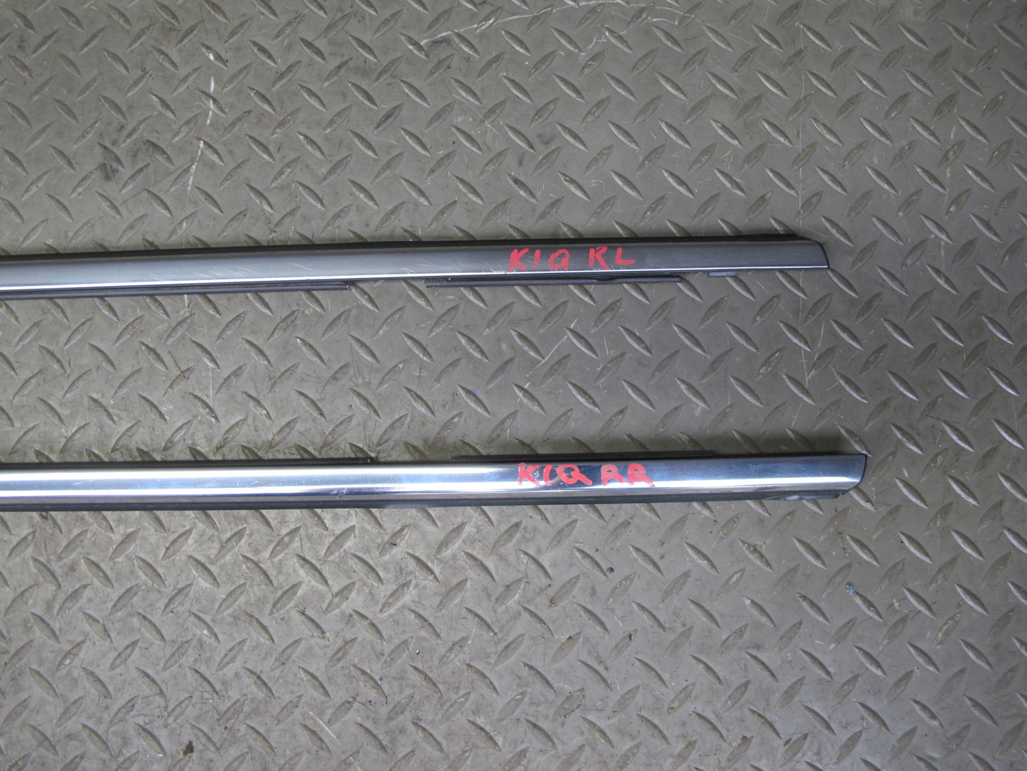 2011-2020 Infiniti QX56 QX80 Rear Left & Right Side Door Window Molding Set