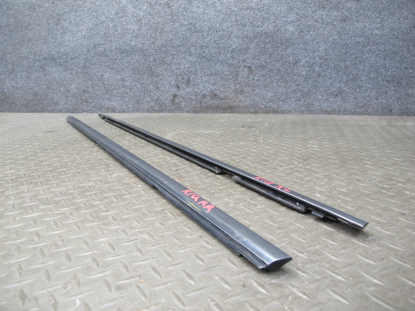 2011-2020 Infiniti QX56 QX80 Rear Left & Right Side Door Window Molding Set