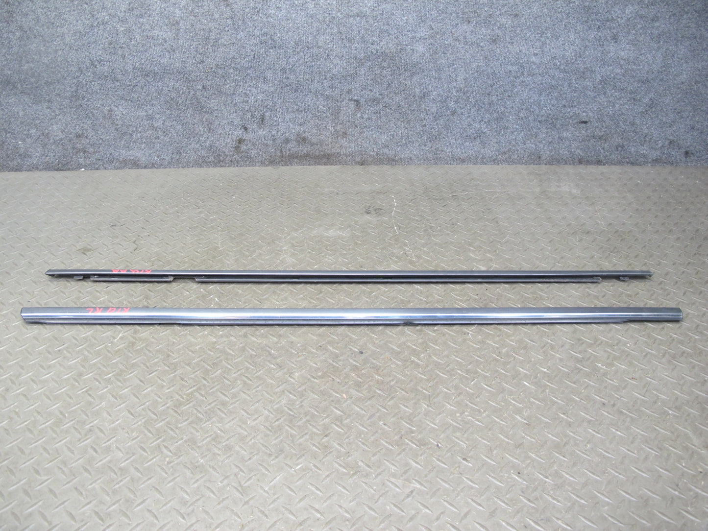 2011-2020 Infiniti QX56 QX80 Rear Left & Right Side Door Window Molding Set