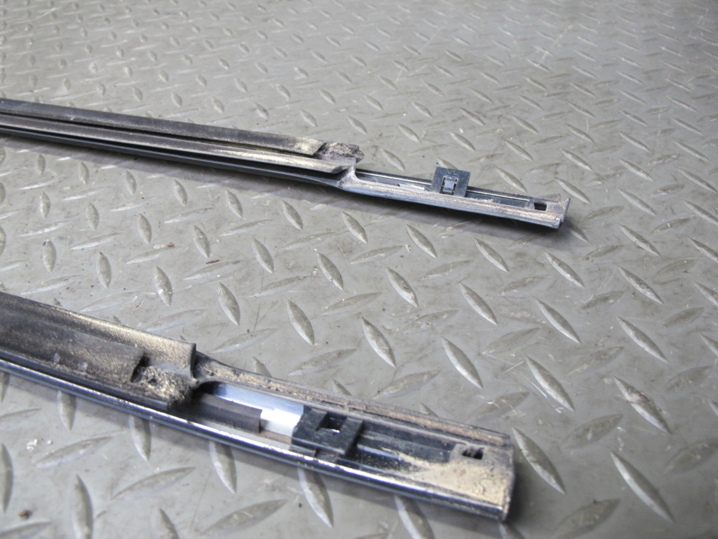 2011-2020 Infiniti QX56 QX80 Rear Left & Right Side Door Window Molding Set
