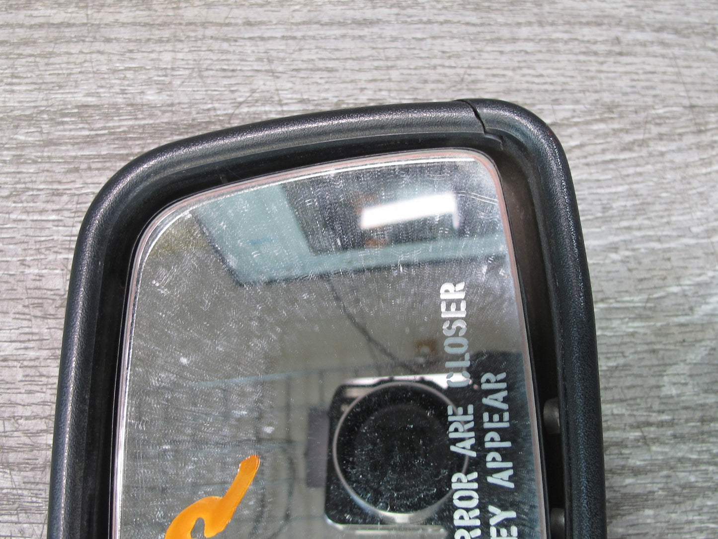 86-88 Volkswagen VW Scirocco Right Door Exterior Side View Mirror Black OEM
