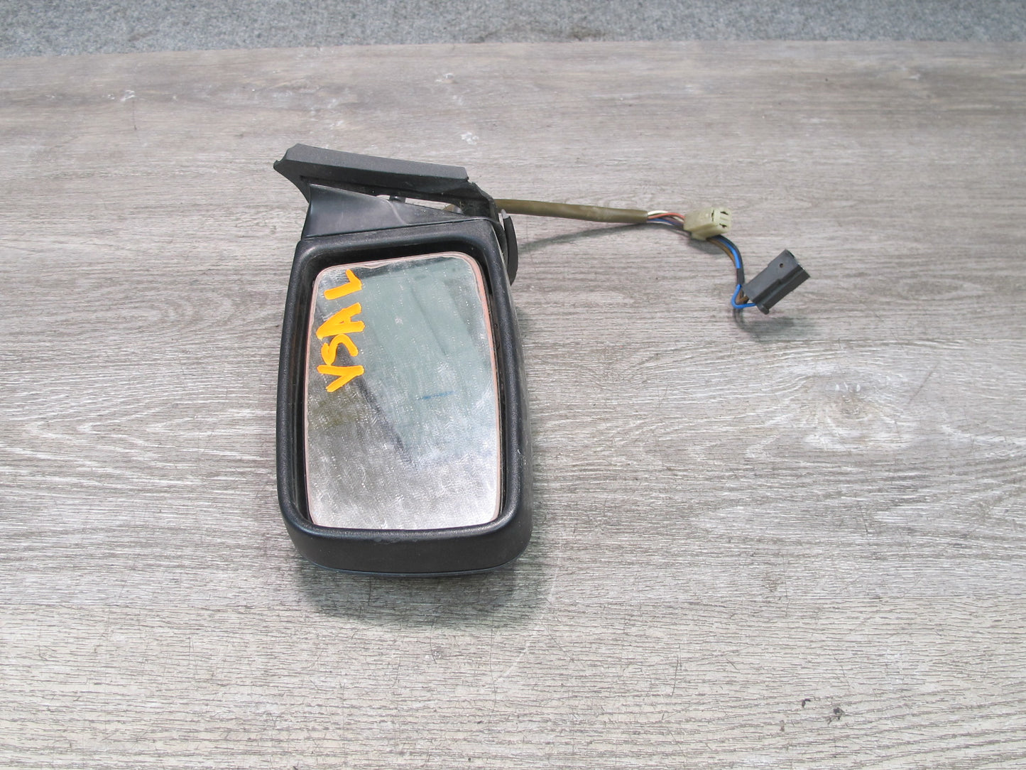 86-88 Volkswagen Scirocco Left Driver Door Exterior Side View Mirror Black OEM