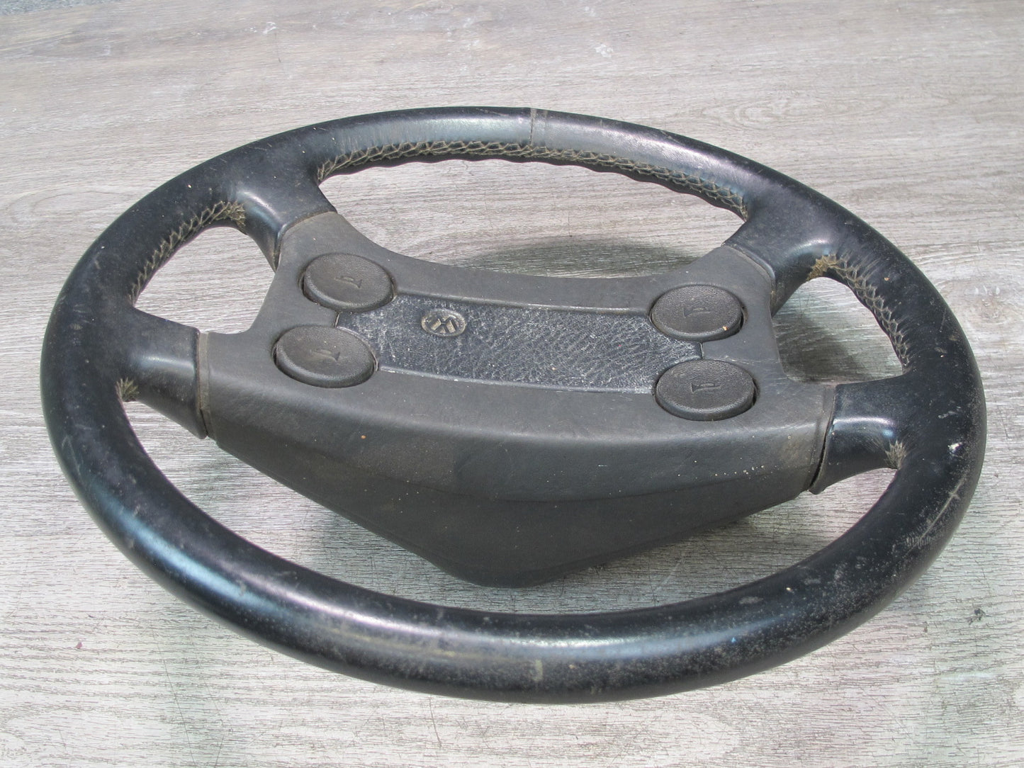 86-88 Volkswagen Scirocco 4-SPOKE Leather Steering Black OEM