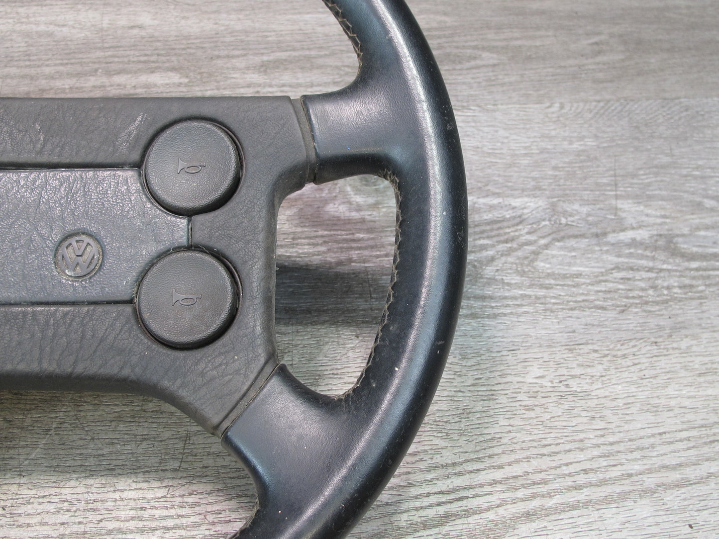 86-88 Volkswagen Scirocco 4-SPOKE Leather Steering Black OEM