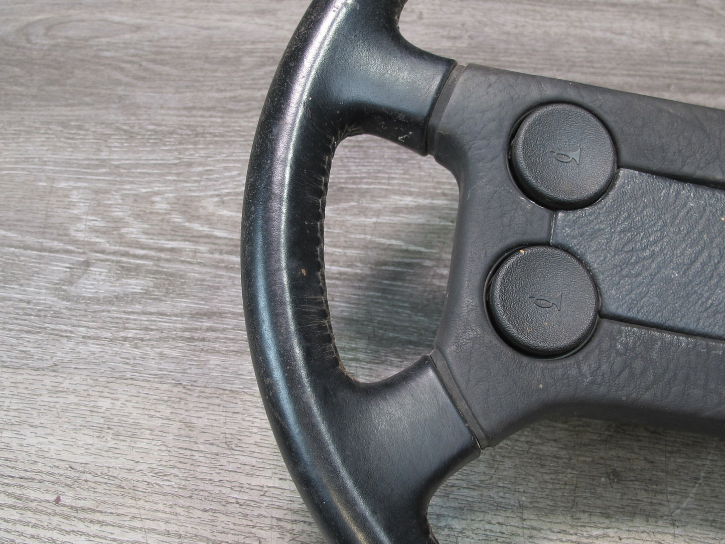 86-88 Volkswagen Scirocco 4-SPOKE Leather Steering Black OEM