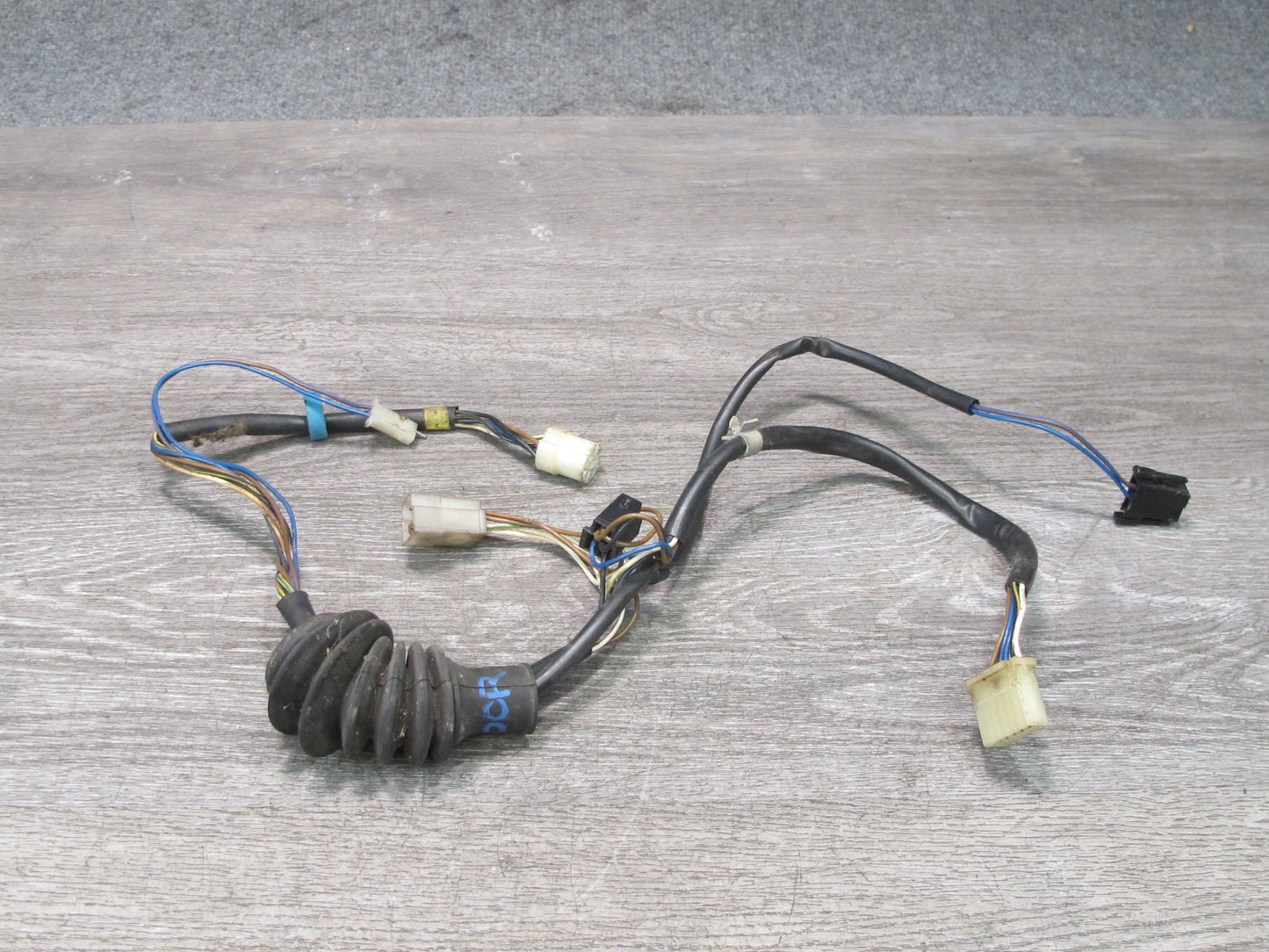 86-88 Volkswagen VW Scirocco MK2 Left Driver Door Wire Wiring Harness OEM