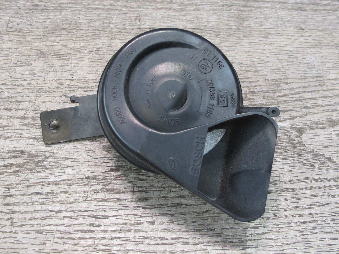 05-11 Mercedes R171 SLK Set of 2 High & Low Tone Note Horn Pitch Signal OEM