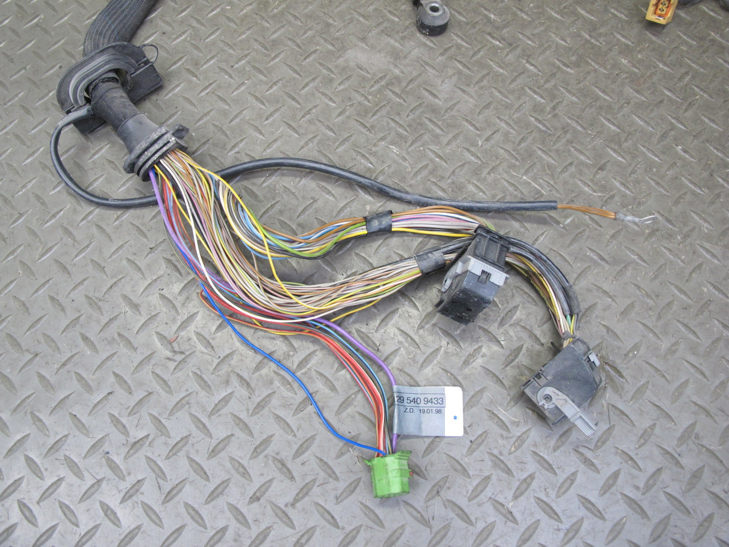 99-02 Mercedes R129 SL500 M113 Engine Motor Wire Wiring Cable Harness Set OEM