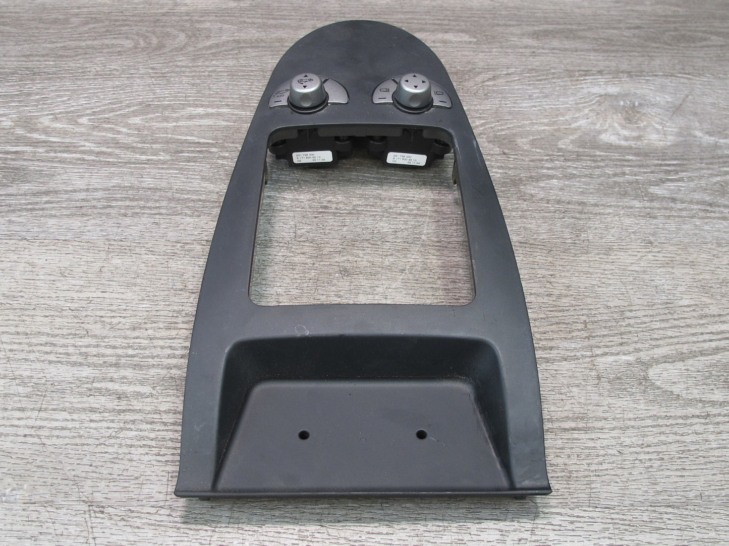 05-11 Mercedes R171 Slk-class Center Console Shifter Trim Bezel Cover Panel OEM