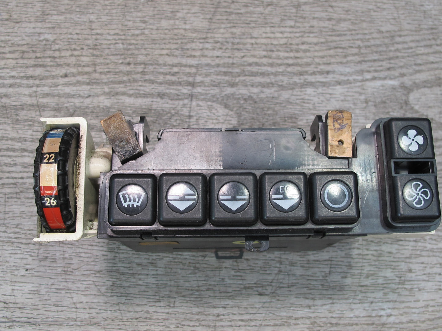81-85 Mercedes R107 380SL A/C Heater Climate Control Switch Panel 1078302685 OEM