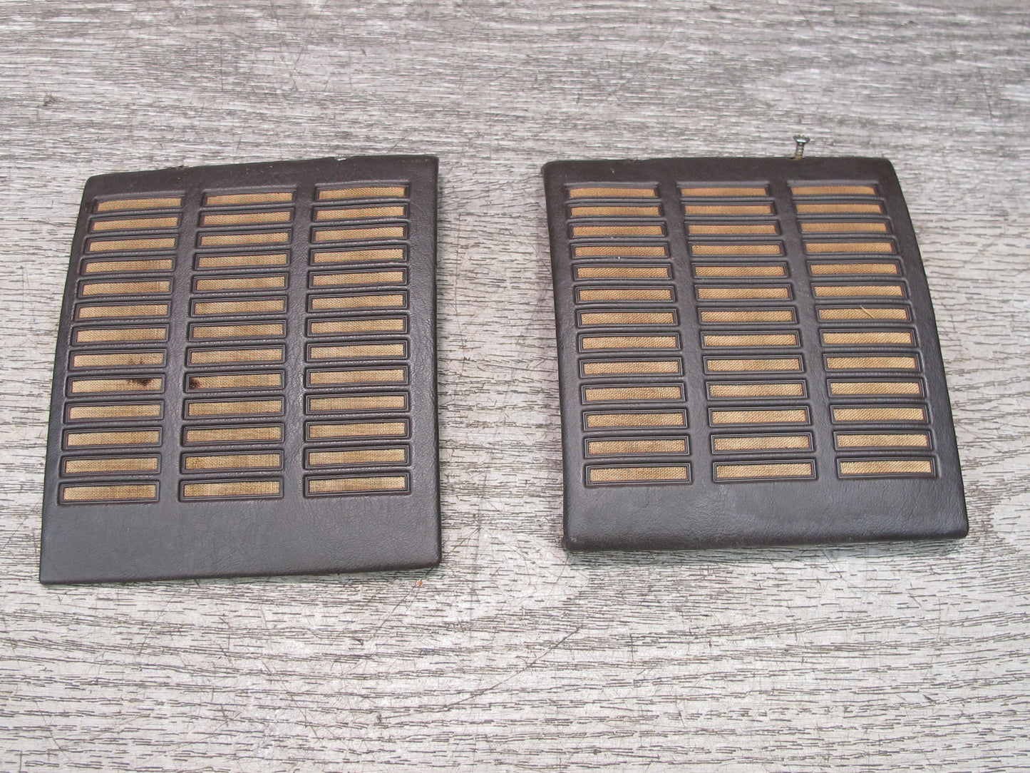 73-85 Mercedes R107 Set of 2 Dash Left & Right Speaker Cover OEM
