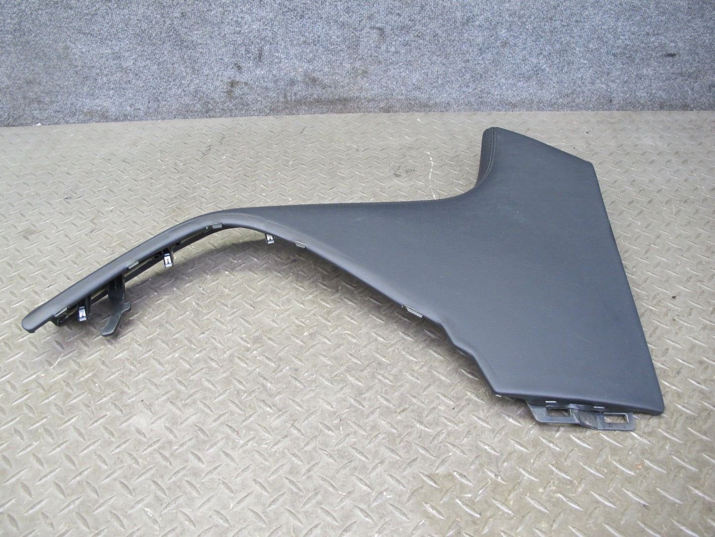 2011-2014 Infiniti QX56 QX80 Center Console Leather Trim Cover Panel Set of 2