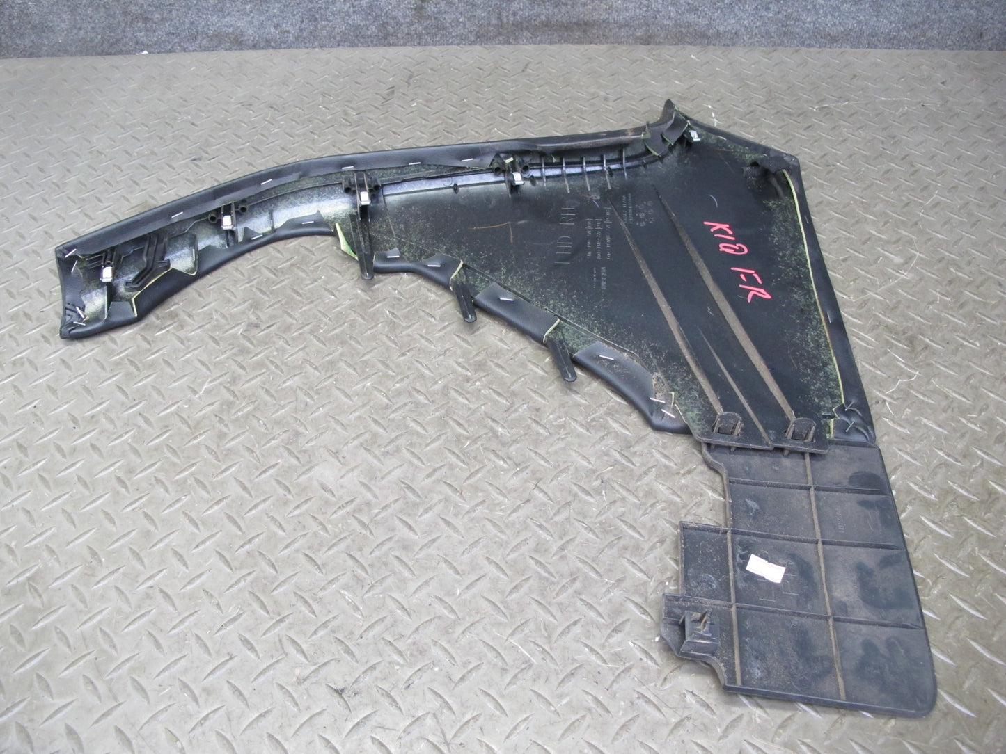 2011-2014 Infiniti QX56 QX80 Center Console Leather Trim Cover Panel Set of 2